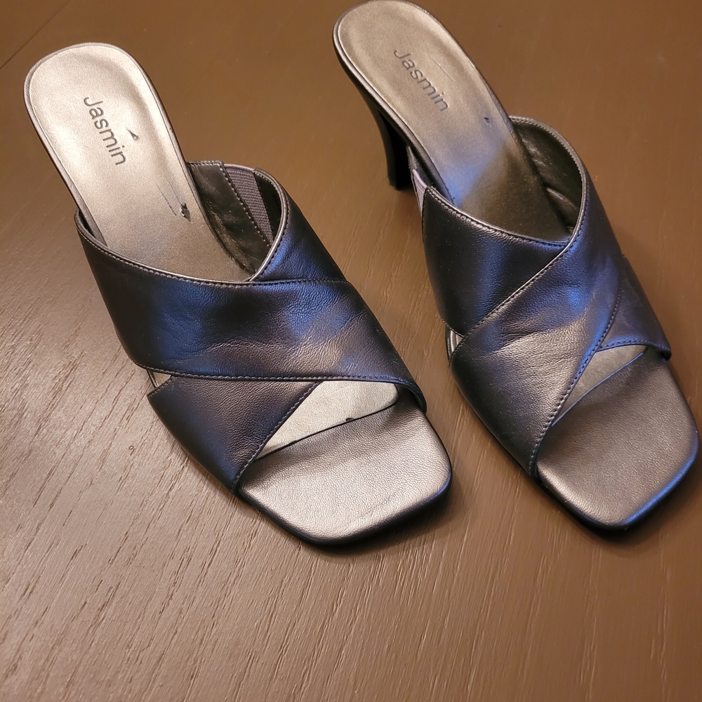 Jasmin Women's Silver Heeled Sandals
